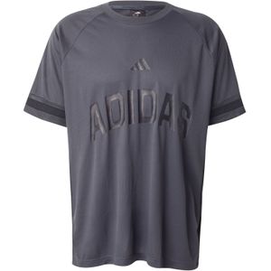 adidas Heren Seasonal Essentials US Sport T-Shirt, dark grey, XXL