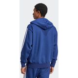 Adidas - Essentials 3 Stripes Fleece Sweatshirt - Grijs - Katoen/Polyester