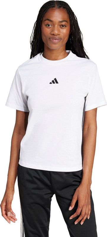 adidas Sportswear Essentials 3-Stripes Cotton T-shirt - Dames - Wit