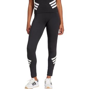Adidas - Future Icons 3 Stripes - Leggings - Zwart - Katoen/Elastaan