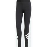 Adidas - Future Icons 3 Stripes - Leggings - Zwart - Katoen/Elastaan