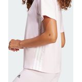 Adidas - Essentials 3-Stripes - T-Shirt - Zwart - Katoen