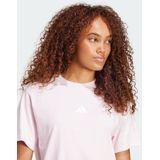 Adidas - Essentials 3-Stripes - T-Shirt - Zwart - Katoen