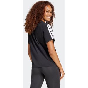 adidas T-shirt Zwart/Wit - Comfortabele Basic Met 3-Stripes