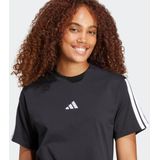 ADIDAS T-shirt - Zwart-Wit - Katoen - Korte Mouwen
