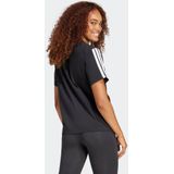 ADIDAS T-shirt - Zwart-Wit - Katoen - Korte Mouwen