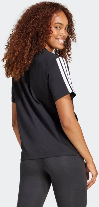 ADIDAS T-shirt - Zwart-Wit - Katoen - Korte Mouwen