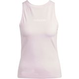 adidas - Tanktop - CLPink/Wit - 93% Katoen, 7% Elastaan