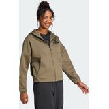 adidas Sportswear adidas Z.N.E. Ritshoodie - Dames - Groen