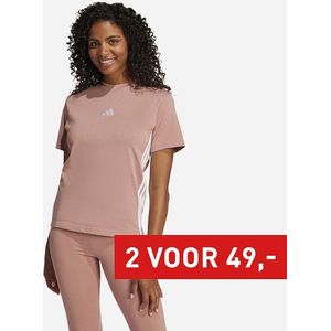 Adidas - Essentials 3-Stripes T-Shirt - Wit - Katoen