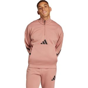 adidas - Sweatshirt - Zwart - Drielaags PRIMEKNIT - Losse Pasvorm