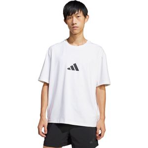 adidas - Sportswear APP Men - T-shirt - Wit - Korte Mouw - Polyester