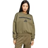 adidas - Drielaagse Sweater - Zwart - Polyester/Gerecycled Katoen