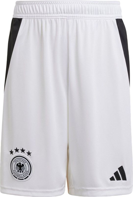 Adidas Deutschland Dfb 24 Home Unisex Kurze Hosen - Weiß - Größe: 159 - 164 CM - Baumwoll-Canvas - Foot Locker