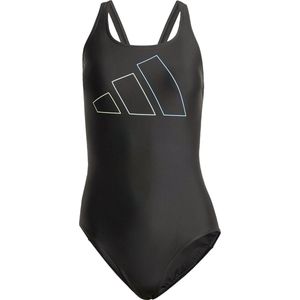 adidas Dames Big Bars Badpak, 38"" Zwart, Zwart, 128