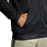 ADIDAS - tr ess sea fz h - Hooded training heren - Zwart