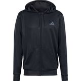 ADIDAS - tr ess sea fz h - Hooded training heren - Zwart