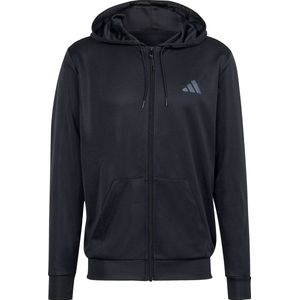 ADIDAS - tr ess sea fz h - Hooded training heren - Zwart