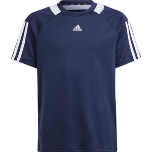 adidas Sportswear Sereno AEROREADY T-shirt Kids - Kinderen - Blauw- 128