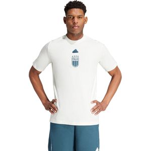 adidas - Italie Travel - T-shirt - Blauw - Katoen