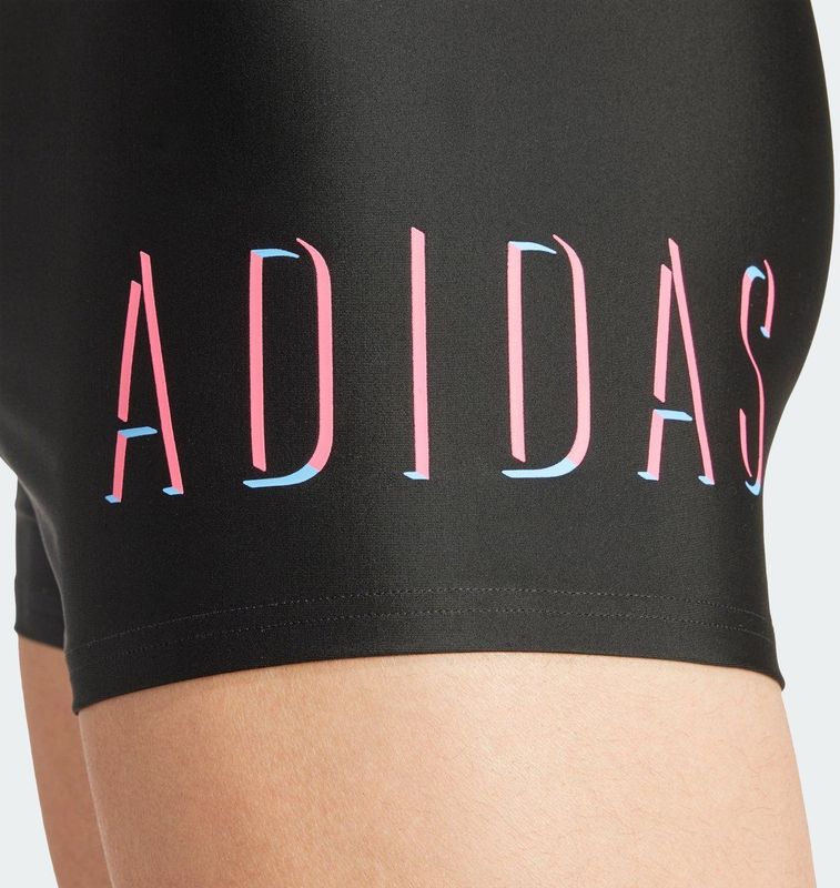 Adidas - Lineage - Zwemboxer - Zwart - Chloorbestendig, 78% Gerecycled Nylon