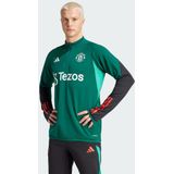 Adidas Manchester United 23/24 Half Zip Sweatshirt Training Groen XL