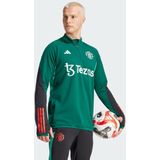 Adidas Manchester United 23/24 Half Zip Sweatshirt Training Groen XL