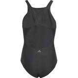 adidas Meisjes Performance Big Bars Swimsuit Kids, Black, 7-8 Years