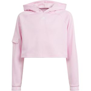 adidas Sportswear Dance AEROREADY Crop Hoodie Kids - Kinderen - Roze