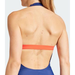 adidas - Dames Sportswear Colourblock - Badpak - Zwart - 78% Gerecycled Nylon, Chloorbestendig, Verstelbare Bandjes