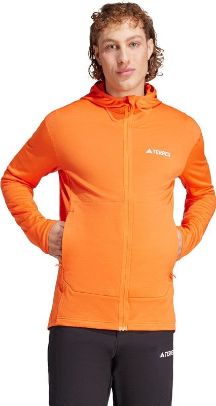 Adidas Terrex Terrex Xperior Light Fleece Capuchonjack - Heren - Oranje