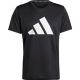 Adidas Run It - Sportshirt - Zwart - Lichtgewicht - Ademend