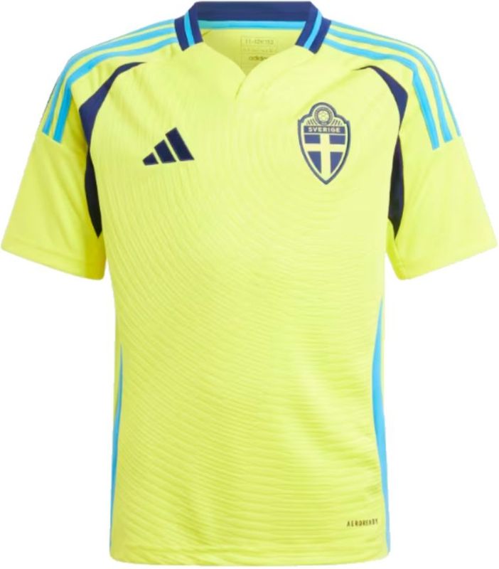 Adidas - Sweden 23/24 - T-shirt - Geel - Gemaakt van minimaal 60% gerecyclede materialen