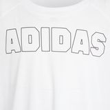 adidas - Dance AEROREADY Loose T-shirt - Kinderen - Wit