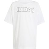 adidas - Dance AEROREADY Loose T-shirt - Kinderen - Wit