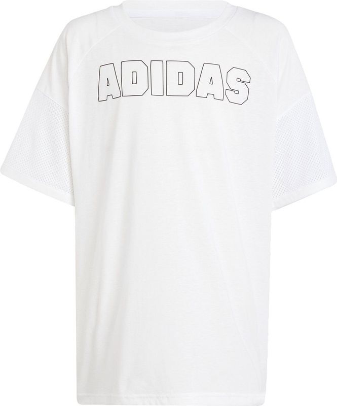 adidas - Dance AEROREADY Loose T-shirt - Kinderen - Wit