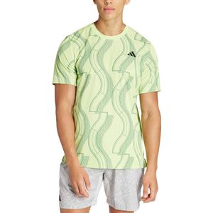 adidas - Club - Tennis T-shirt - pulse lime/preloved green - XXL