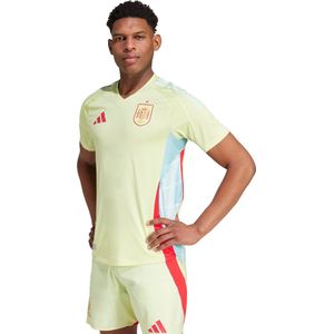 adidas Performance Spanje 2024 Authentiek Uitshirt - Heren - Geel