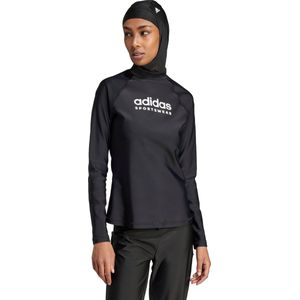 adidas Sportswear - Rashguard met Lange Mouwen - Zwart - Dames