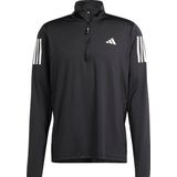 adidas - Own The Run - Hardloopshirt - Zwart - AEROREADY - Lange Mouwen