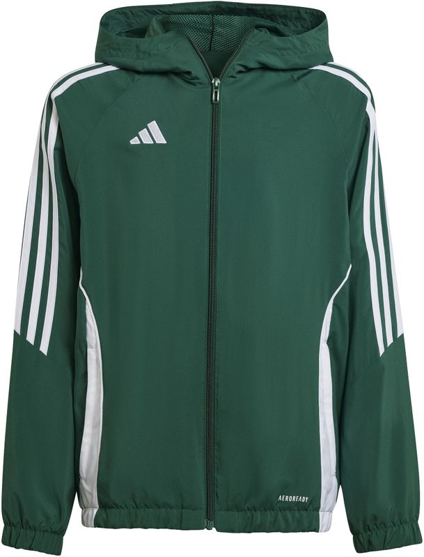 adidas Tiro 24 - Jack - Zwart - 100% Gerecycled Polyester