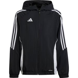 adidas - Tiro 24 Windbreaker - Kids - Zwart Wit - 100% Gerecycled Polyester