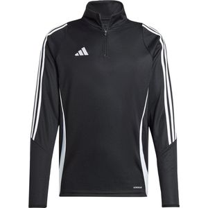 adidas - Tiro 24 - Trainingstrui - Zwart Wit - 1/4-Zip