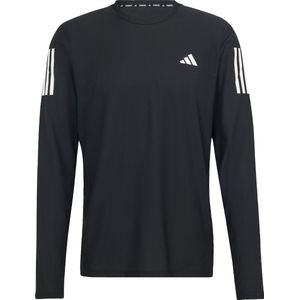 adidas - Own The Run Shirt - Sportshirt - Zwart - AEROREADY