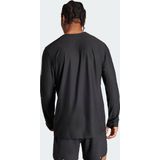 adidas - Own the Run - Sportshirt - Zwart - Gerecycledmateriaal
