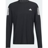 adidas - Own the Run - Sportshirt - Zwart - Gerecycledmateriaal