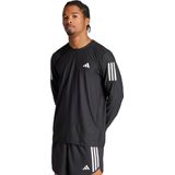 adidas - Own the Run - Sportshirt - Zwart - Gerecycledmateriaal