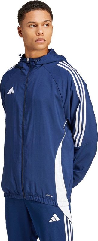 adidas Tiro 24 - Jack - Zwart - 100% Gerecycled Polyester