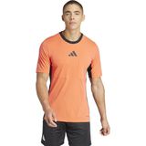 Adidas - Referee 24 T-shirt - Zwart - 100% Gerecycled Materiaal