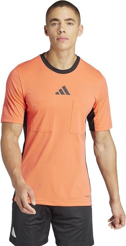 Adidas - Referee 24 T-shirt - Zwart - 100% Gerecycled Materiaal